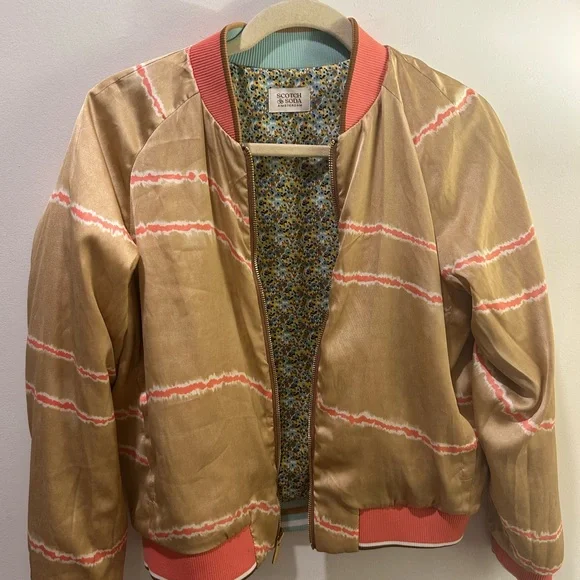 Scotch & Soda Reversible Floral Bomber Jacket - Picture 3 of 8